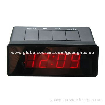 2014 Shenzhen latest design energy-saving LED digital clock with alarm